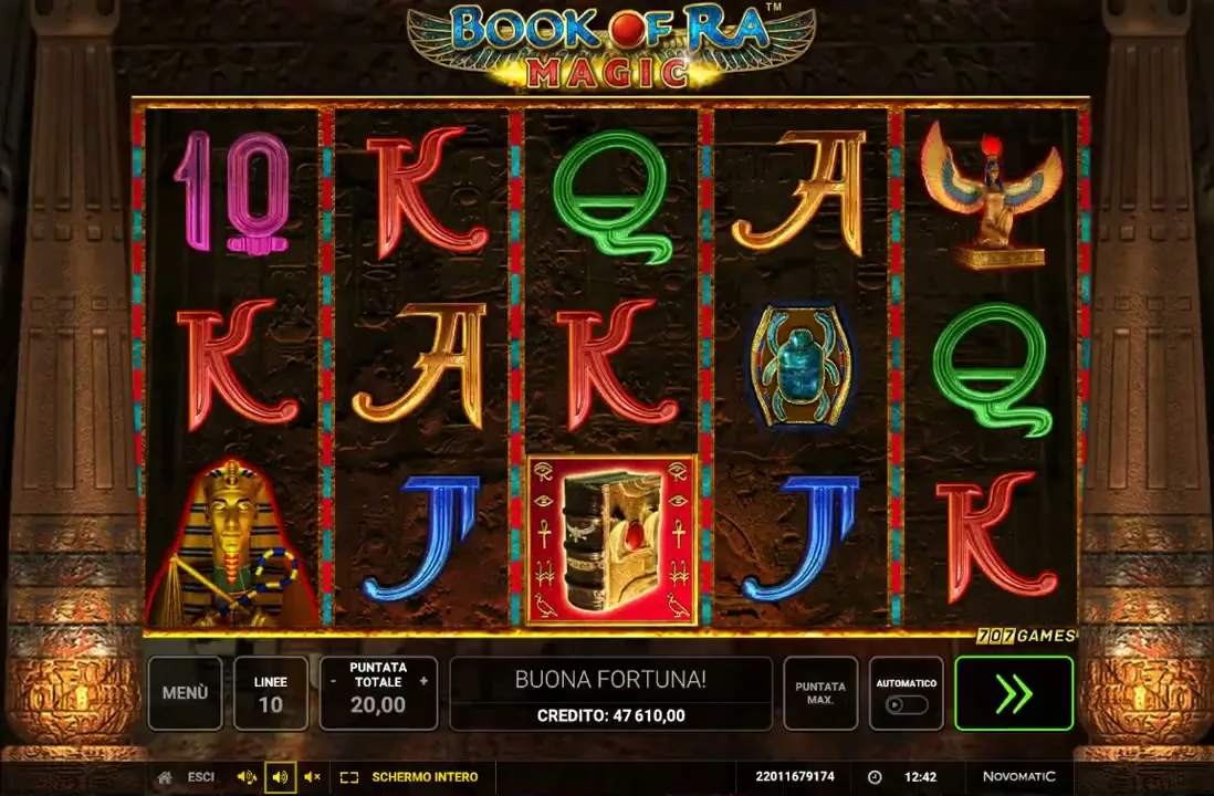 Book of Ra: juegos y tragaperras