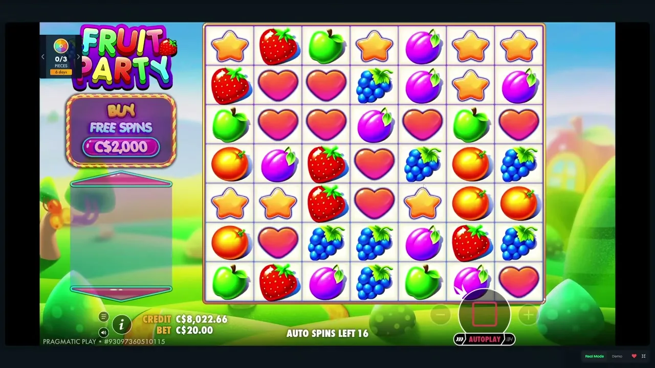 Fruit Party: juegos y tragaperras