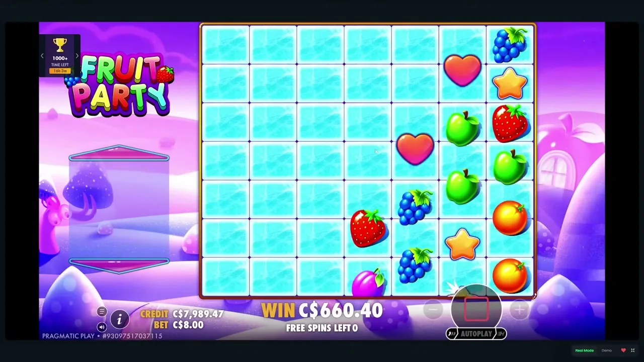 Fruit Party: métodos de pago y retiradas