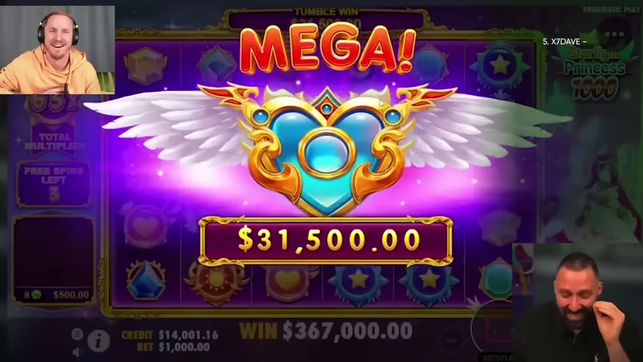 Starlight Princess 1000: bono y promociones