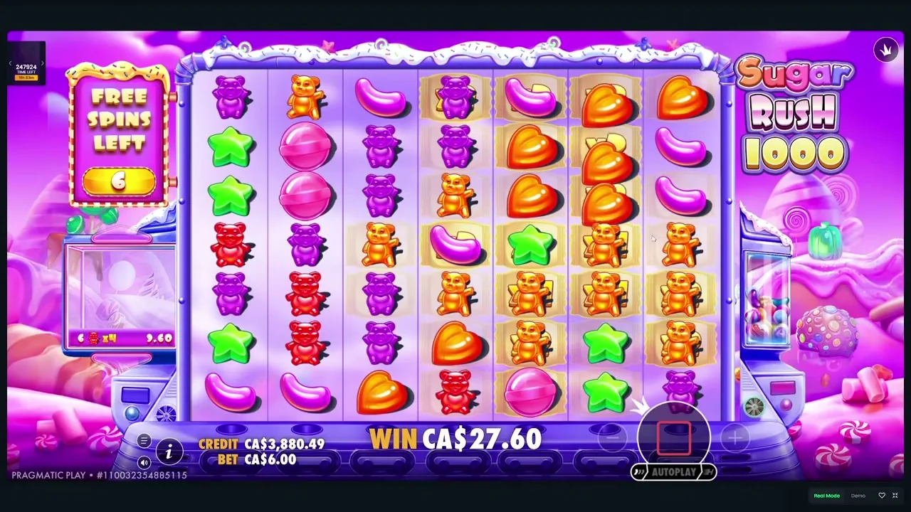 Sugar Rush: juegos y tragaperras