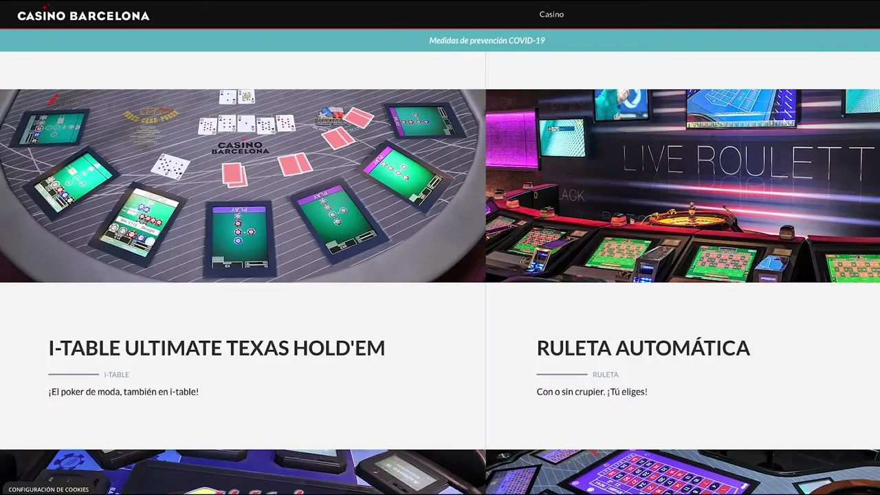 Casino Barcelona: juegos y tragaperras