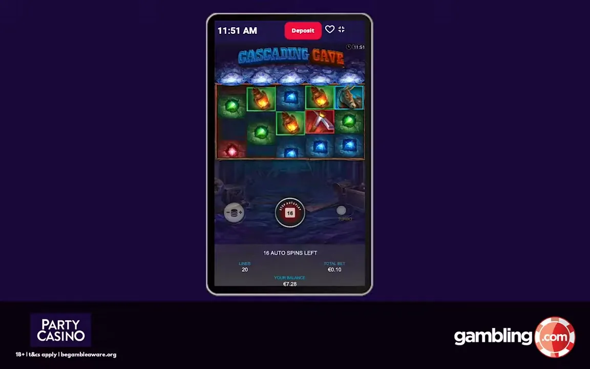 PartyCasino: juegos y tragaperras