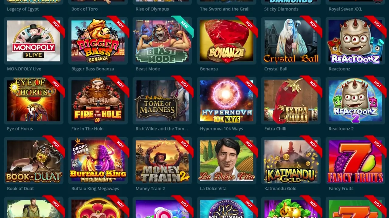 PlatinCasino: juegos y tragaperras