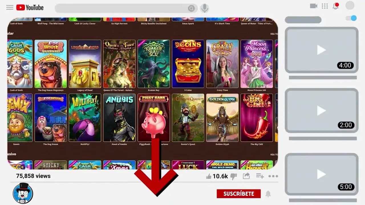 Métodos de pago: juegos y tragaperras
